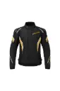 CHAQUETA IMPERMEABLE Y AISLANTE URBANA OTOÑO-INVIERNO PARA HOMBRE - JK221 /   TALLA 2XL / COLOR DORADO CON NEGRO