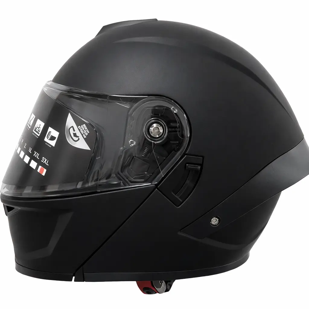 CASCO NEGRO MATE-S