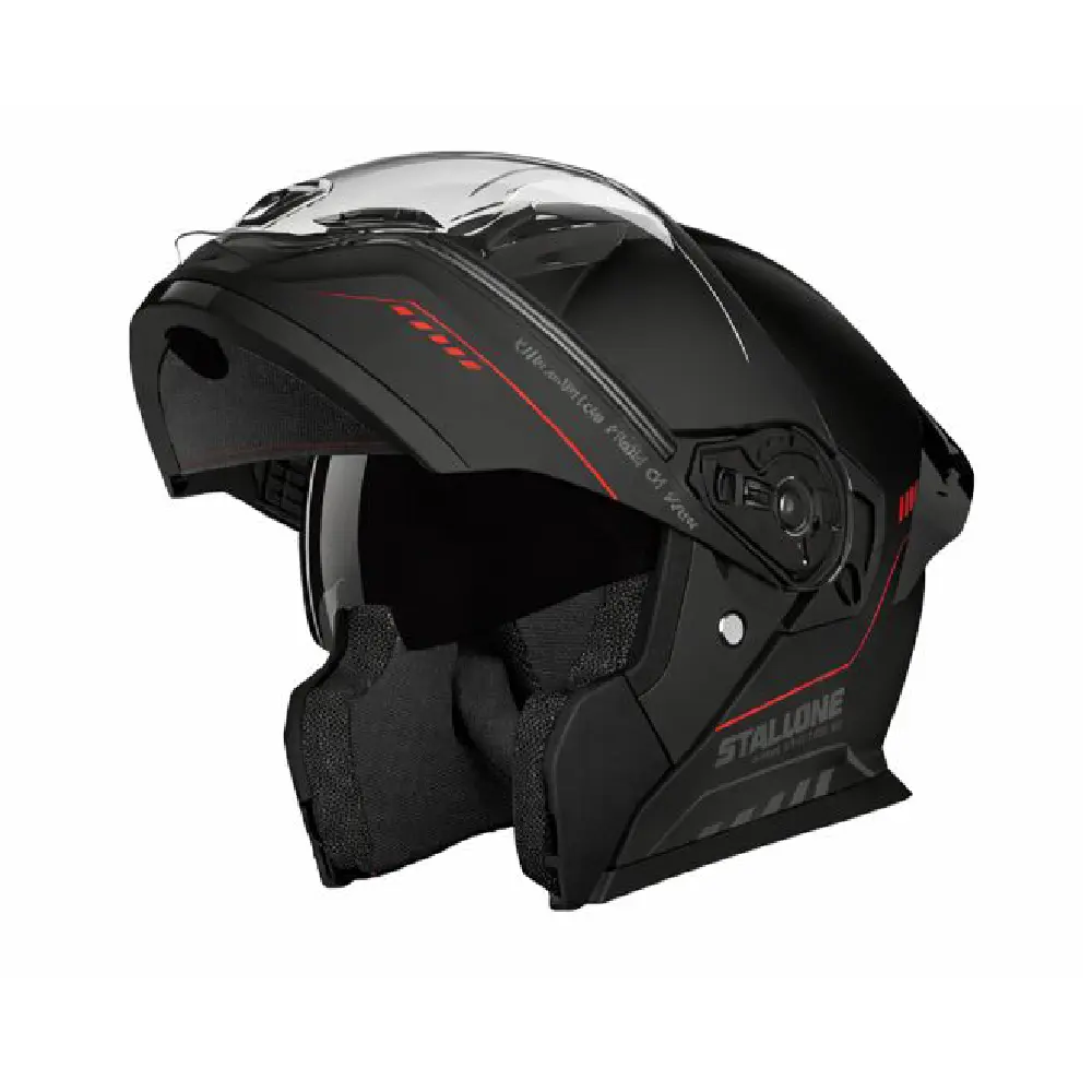 CASCO NEGRO MATE TALLA L