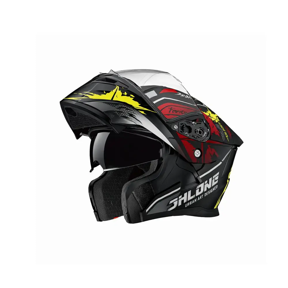 [080400302] CASCO NEGRO MATE ÁGUILA ROJA TALLA L