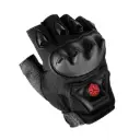 GUANTES DE MOTO DE MEDIO DEDO MC29D / COLOR NEGRO / TALLA S