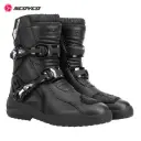 BOTAS IMPERMEABLES PARA MOTOCICLISMO / MT038WP / TALLA 2XL 43 / COLOR NEGRO